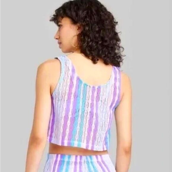 Wild Fable Crochet Stripe 2-Piece Set — Size M | NWT - Picture 3 of 14